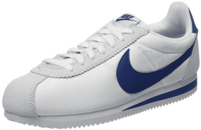 Nike Cortez Blue (Белые с синим) сбоку
