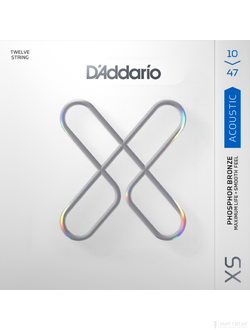 D`Addario XSAPB1047-12 Phosphor Bronze (10-47)