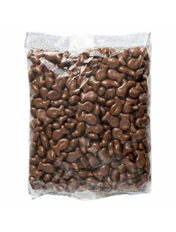 Печенье-крекер ЯШКИНО "Рыбка" в шоколадной глазури, 500 г, пакет, ОС956, 3 упаковки