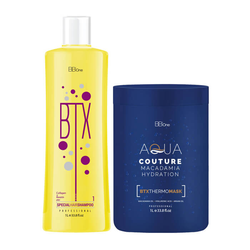 Набор ботокс для волос Aqua Couture Macadamia Hydration BTX, 1000/1000 мл.