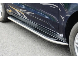 Пороги OEM на Porsche Macan 2016-...