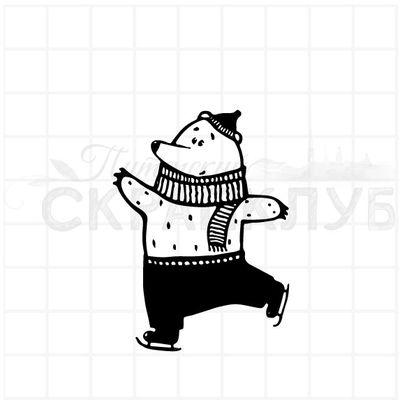 штамп На коньках