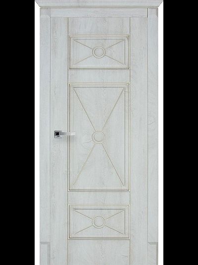 Дверь в цвете "срез белого дуба" Данте 4