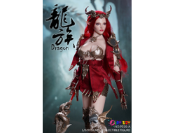 ПРЕДЗАКАЗ - Эльфийка-воин в красном- КОЛЛЕКЦИОННАЯ ФИГУРКА 1/6 Dragon Elves golden (P016A) - PLAY TOY ?ЦЕНА: 26700 РУБ?