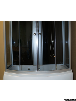 Душевая кабина Parly СN150 (150*75*215) высокий поддон, стенки черные