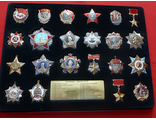 Коллекция  &quot;Ордена СССР&quot;, в планшете! Муляжи от АиФ.