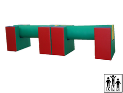 Мягкий модульный игровой набор «С цилиндром»