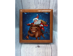 Шкатулка с символикой "Быка" №4