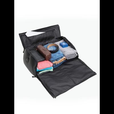 Кожаный портплед / дорожная сумка Milano black 
(арт. 4035-91)