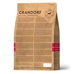 Grandorf (Грандорф): сухой корм для собак всех пород Ягненок с индейкой, 3 кг