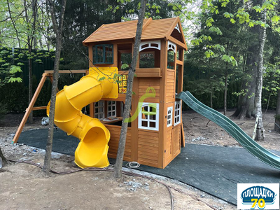 Детская площадка IgraGrad Клубный домик 2 с трубой