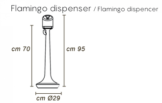 Разграничитель пространства c дозатором Flamingo