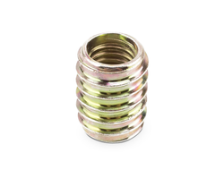 Мебельная футорка М6*10 с цельной резьбой без шляпки