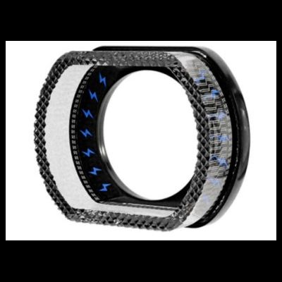 5D angel eyes O type 3.0 дюйма, Белый цвет (комплект, 2шт)