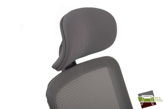 Кресло WORK W-218C сетка серая