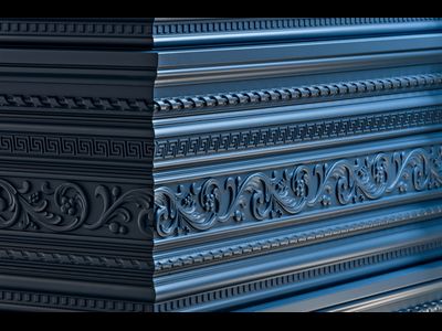 Молдинг WO2 WALLSTYL® - 38*18*2000мм