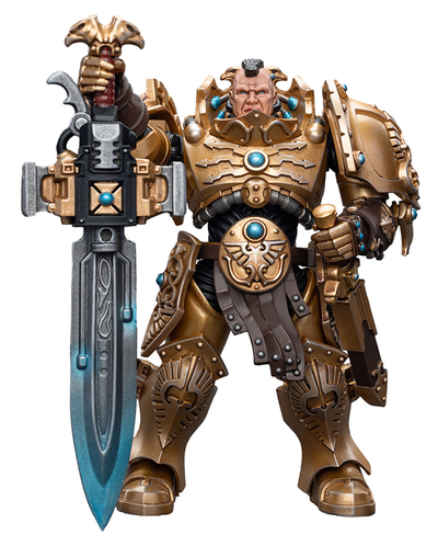 Адептус Кустодес - страж (Warhammer 40k) - КОЛЛЕКЦИОННАЯ ФИГУРКА 1/18 Adeptus Custodes Custodian Guard with Sentinel Blade (JT7837) - JOYTOY