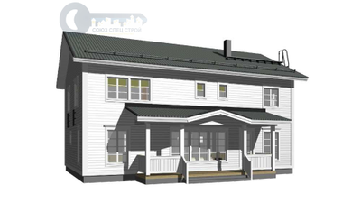 ДЖ-24 ЖИЛОЙ ДОМ: ГАБАРИТНЫЕ РАЗМЕРЫ: (12,8 Х 8,4М) 1,5 ЭТАЖА, ОБЩАЯ ПЛОЩАДЬ: М²