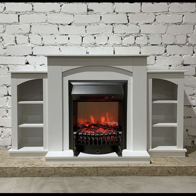 Электрокамин Скандинавия LUX WT с очагом Fobos