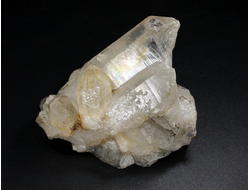 Кварц горный хрусталь, сросток кристаллов необработанный, Россия, Урал (65*50*50 мм, 144 г) №20404