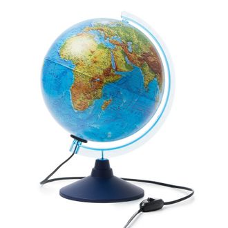 Глобус Globen, Физико-политический с подсветкой, 250мм, Ке012500191