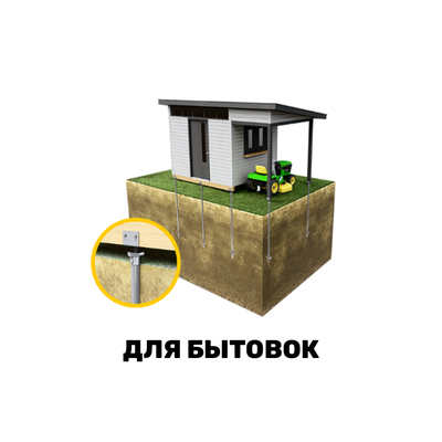 Литой наконечник шуруп для винтовых свай Ш57