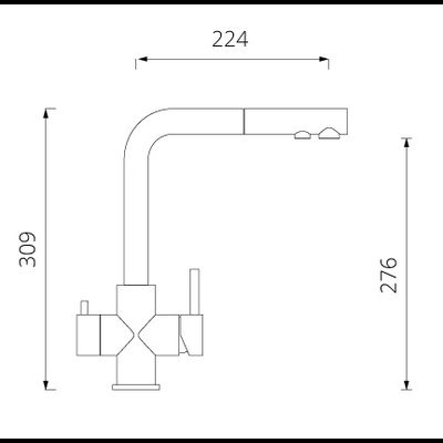 Смеситель SCHOCK VITUS-D