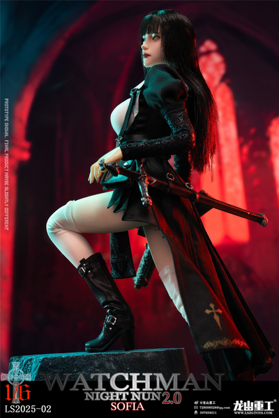 ПРЕДЗАКАЗ - Боевая монахиня София (делюкс версия) - Коллекционная фигурка 1/6 Redemption of the Night Sophia Deluxe Edition (LS2025-02A) - Longshan ?ЦЕНА: 35700 РУБ.?
