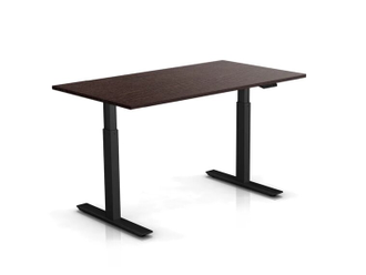 Стол Ergostol Optima для работы сидя-стоя с функцией запоминания положений высоты, черная рама 160*8