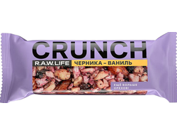 Батончик ореховый "Черника-Ваниль", 30г (R.A.W.LIFE)