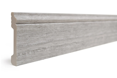 Напольный плинтус Decor-Dizayn 005-89SH, влагостойкий, ударопрочный, 2,4 метра