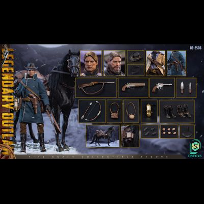 ПРЕДЗАКАЗ - Артур Морган, делюкс версия (Red Dead Redemption 2, RDR2) - Коллекционная фигурка 1/12 SCALE Red Dead Redemption Dual Head Sculpt Deluxe Edition (DS-2506) - DSTOYS ?ЦЕНА: 16500 РУБ.?