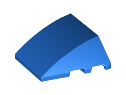 Wedge 4 x 3 Triple Curved No Studs, Blue (64225 / 6174964 / 6411631)