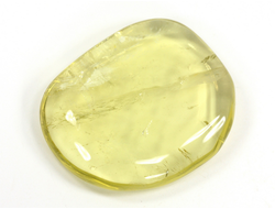 Кварц лимонный (облагороженный), полировка плоская, Бразилия (41*35*8 мм, 23 г) №35666