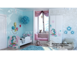 МОДУЛЬНАЯ ДЕТСКАЯ LITLLE PONE, 2 предмета