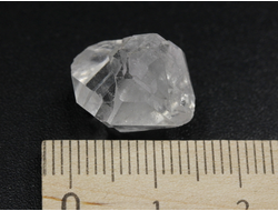 Кварц "Хёркимерский алмаз", сросток кристаллов, США (14*12*12 мм, 2,5 г) №28116