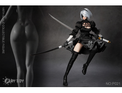Андроид 2В (Nier: Automata) - Коллекционная фигурка 1/6 - Sexy Android 2B (P021) - PLAY TOY