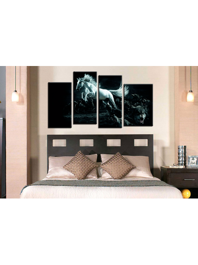 Модульная картина "Среди волков"