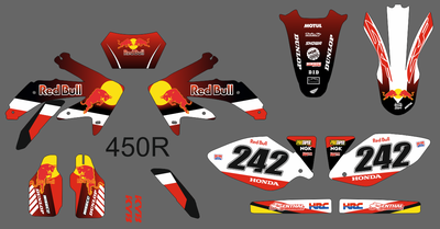 Honda CRF 250 450 R 2005 - 2008 #1123