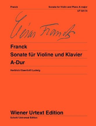 Franck. Sonate A-dur für Violine und Klavier