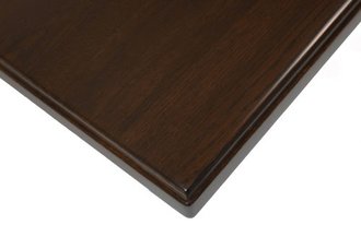 Oak Veneer with Oak Wood Edge Table Top
