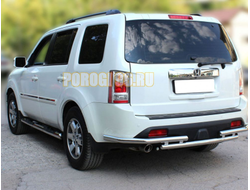Защита заднего бампера для для Honda Pilot (2011-2015)