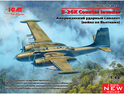 Сборная модель: (ICM 48279) Американский ударный самолет B-26K Counter Invader (война во Вьетнаме)