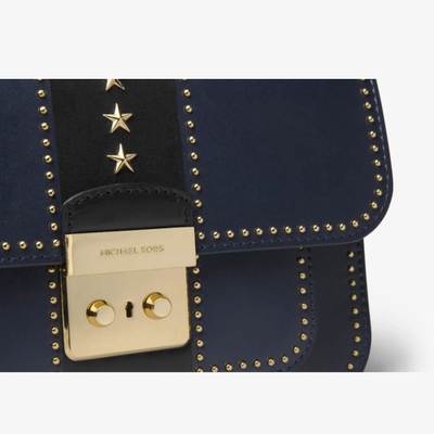 Сумка  MICHAEL KORS SLOAN EDITOR цвет сине-черный