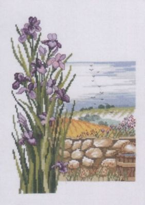 Ирисы 92-9322, Permin (набор для вышивания нитками) vkn