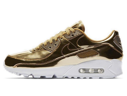 купить женские кроссовки Nike Air Max Womens 90 'Metallic Pack - Gold' CQ6639-700 в магазине Nike