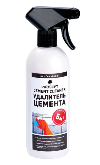 PROSEPT CEMENT CLEANER - удалитель цемента 0,5 л готовый состав