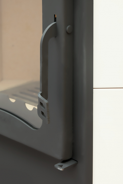 Печь-камин Бавария угловая с плитой, Экокамин (Россия)