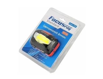 Фонарь налобный FOCUSray 1055, светодиод СОВ 3W, пластик