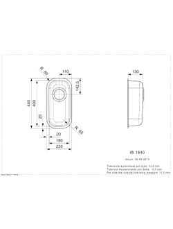 Мойка Reginox IB 18x40 U OKG lux